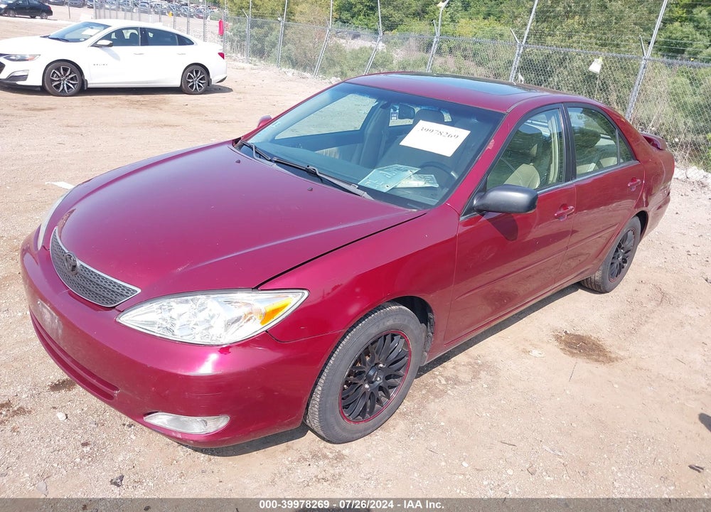 2002 TOYOTA CAMRY SE V6 VIN: 4T1BF30K62U014549