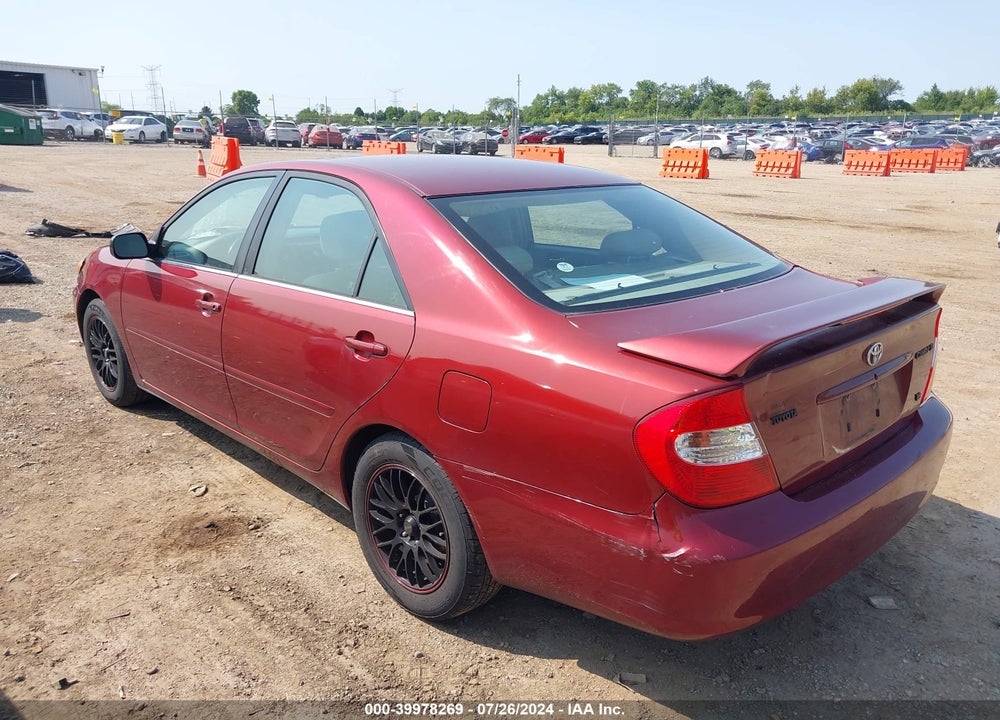 2002 TOYOTA CAMRY SE V6 VIN: 4T1BF30K62U014549