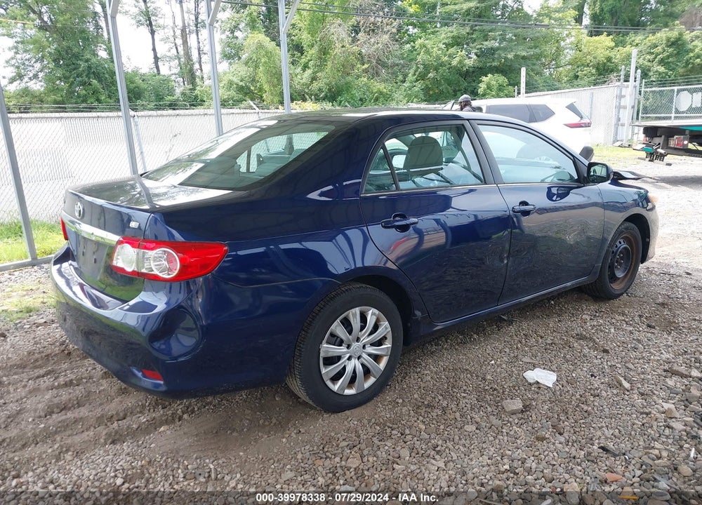 2013 TOYOTA COROLLA LE VIN: 2T1BU4EE2DC122542