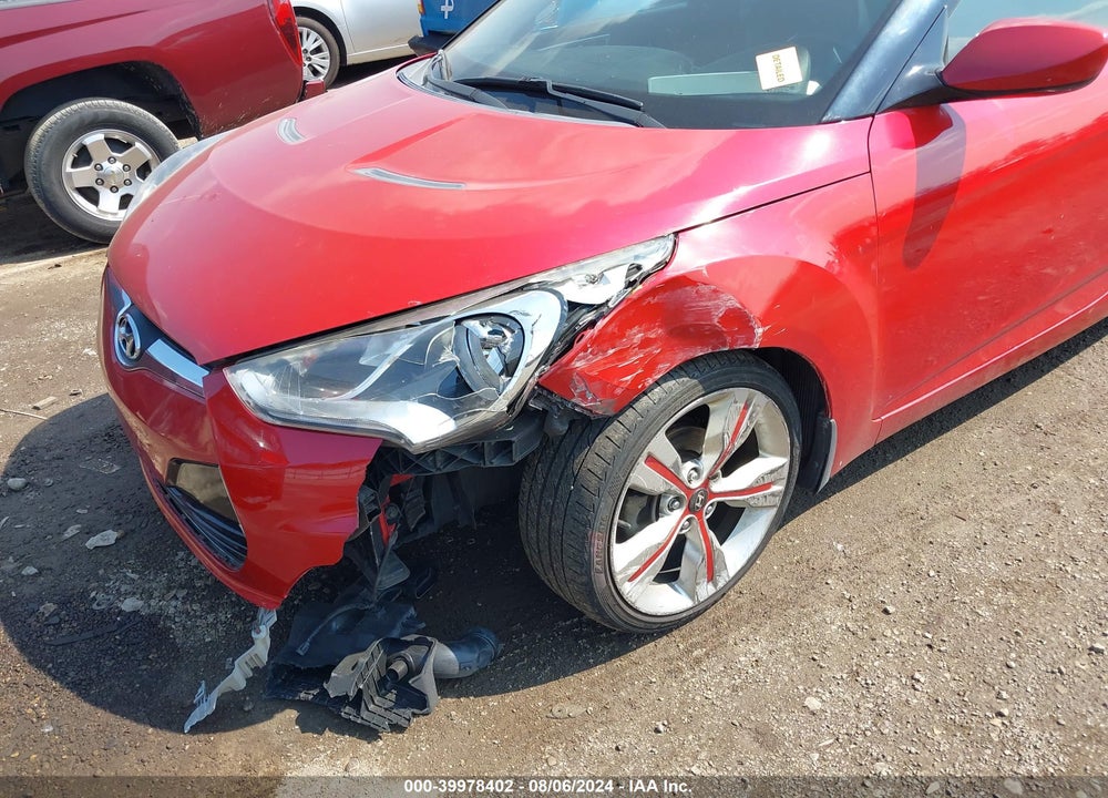2013 HYUNDAI VELOSTER BASE W/BLACK VIN: KMHTC6AD0DU150659
