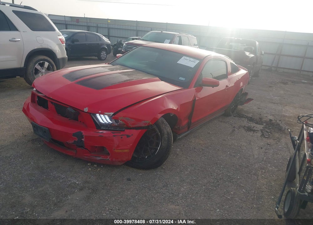 2011 FORD MUSTANG V6 PREMIUM VIN: 1ZVBP8AM4B5133917