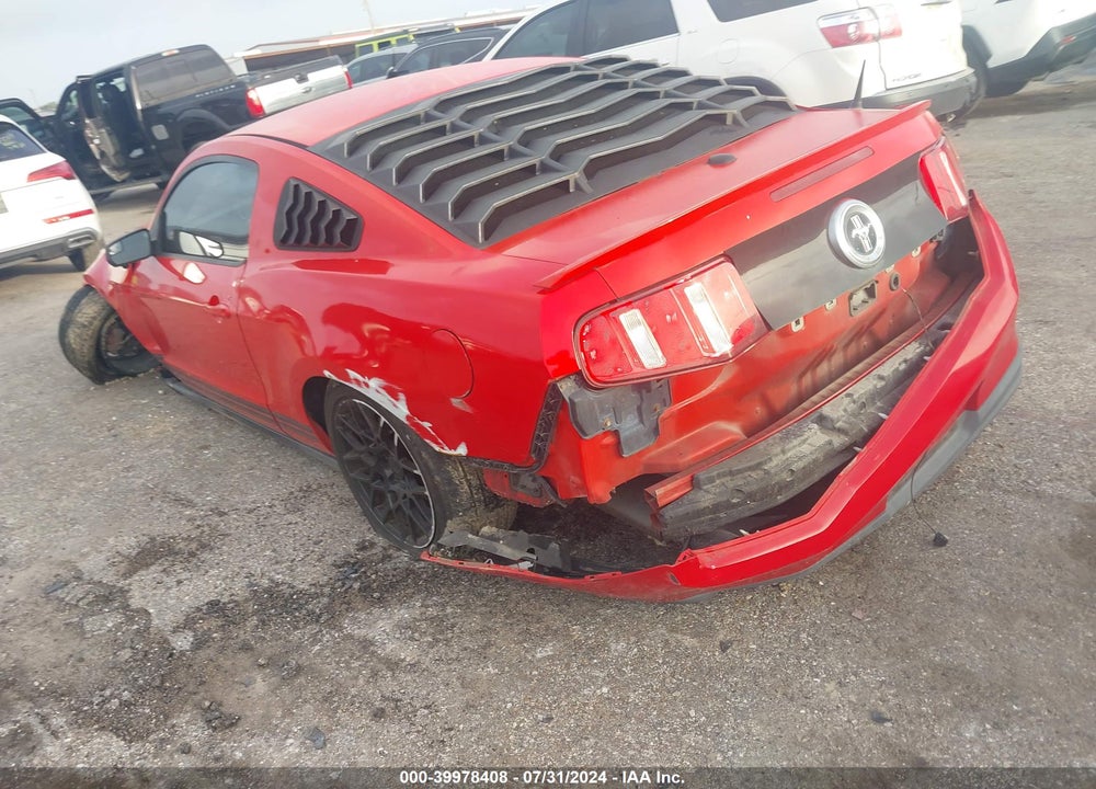2011 FORD MUSTANG V6 PREMIUM VIN: 1ZVBP8AM4B5133917