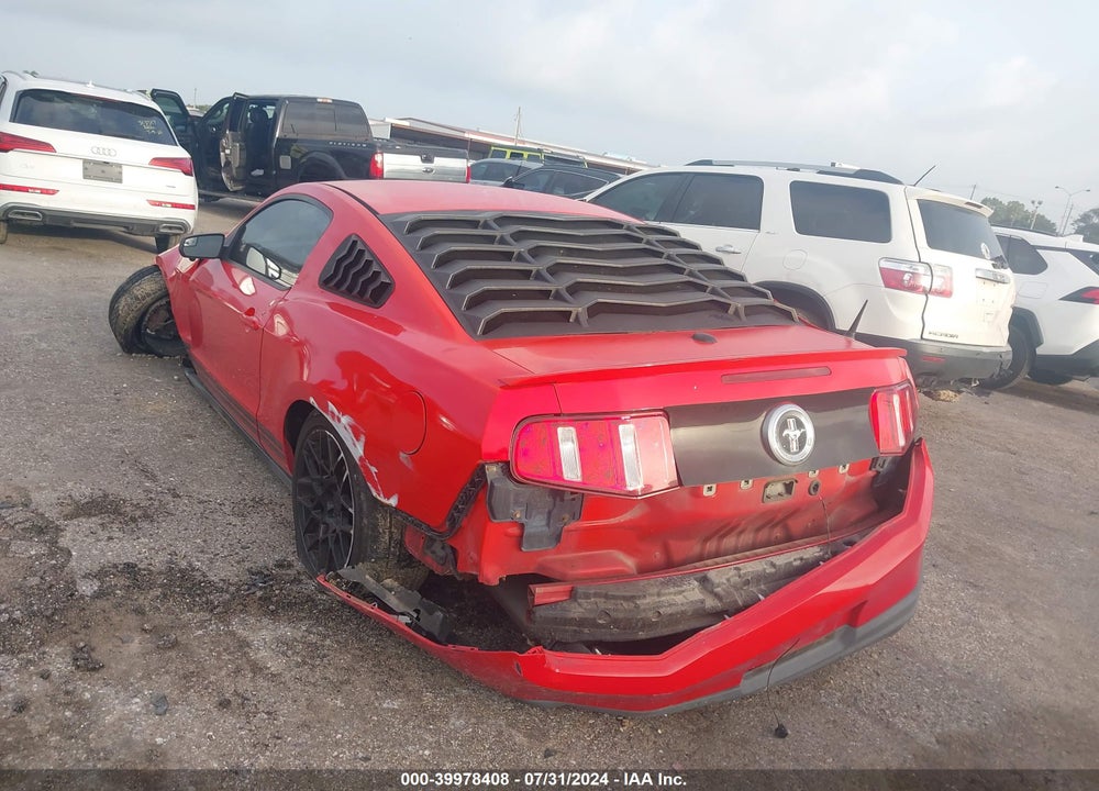 2011 FORD MUSTANG V6 PREMIUM VIN: 1ZVBP8AM4B5133917