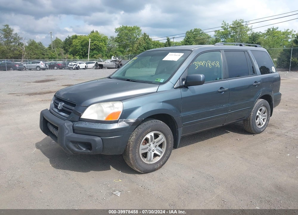 2004 HONDA PILOT EX-L VIN: 2HKYF18574H524715