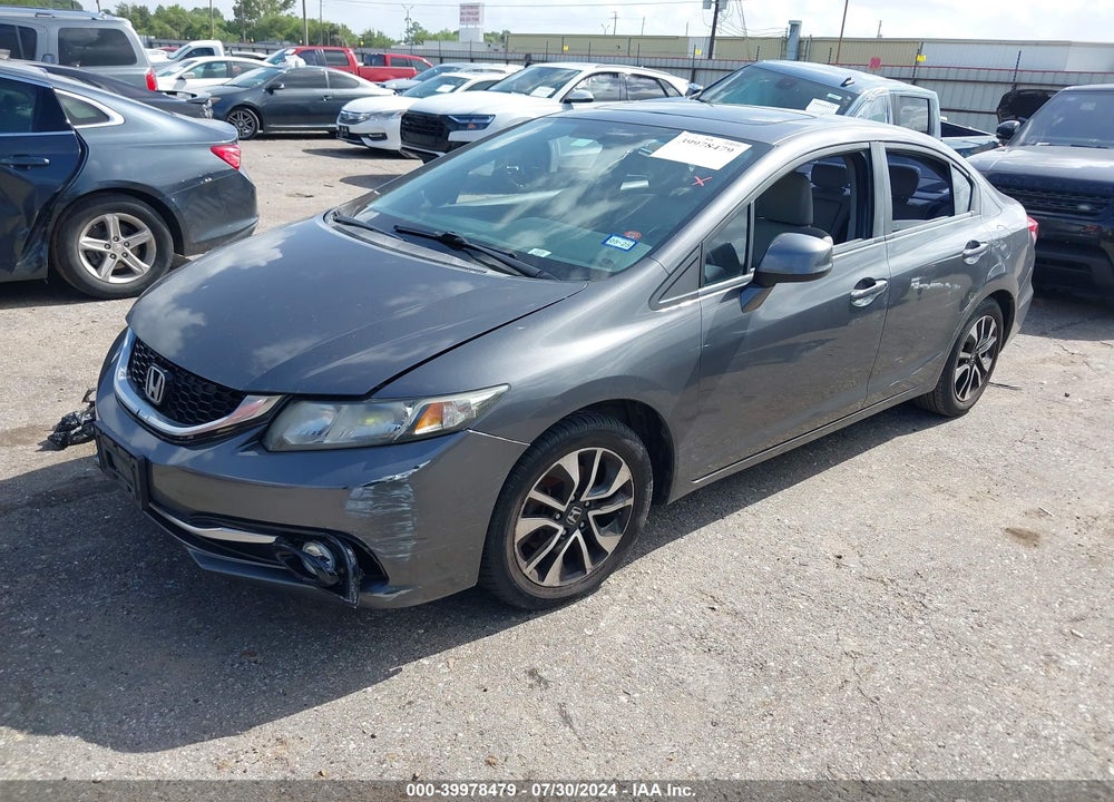 2013 HONDA CIVIC EX-L VIN: 2HGFB2F93DH550172