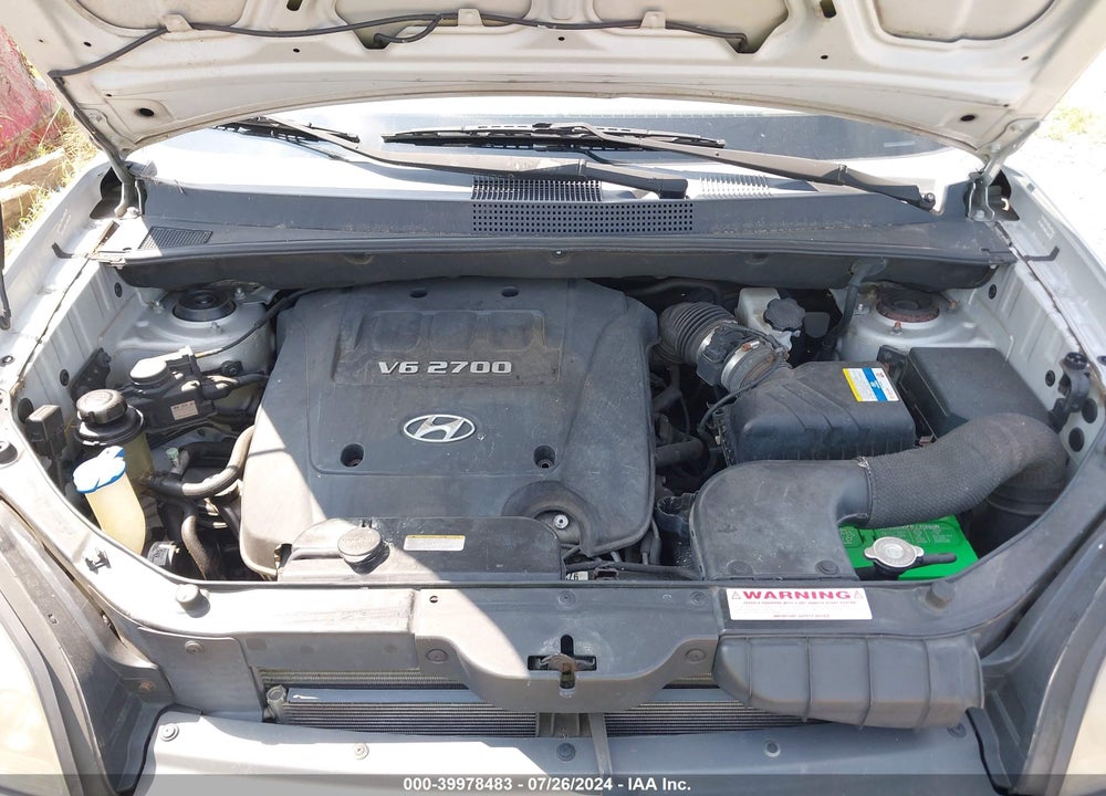 2008 HYUNDAI TUCSON LIMITED V6/SE VIN: KM8JN72D98U800956