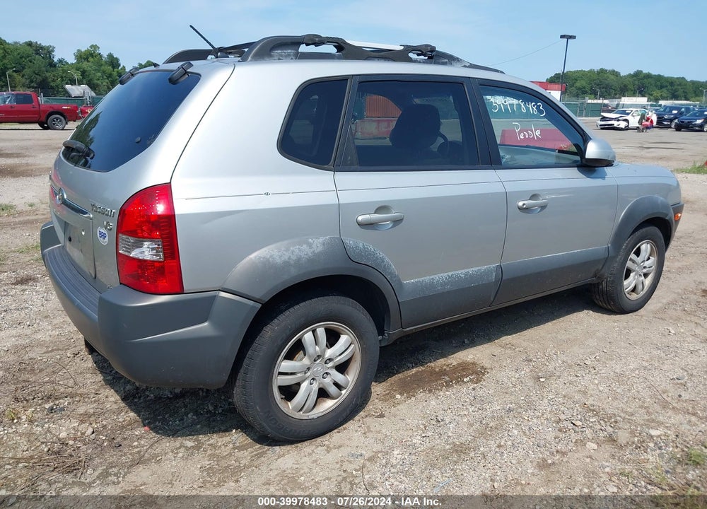 2008 HYUNDAI TUCSON LIMITED V6/SE VIN: KM8JN72D98U800956