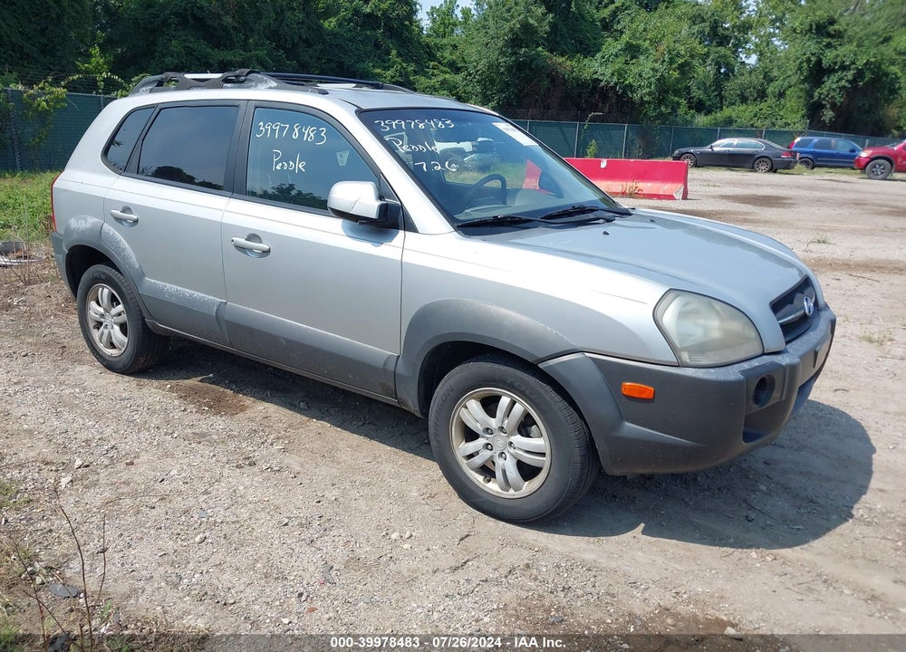 2008 HYUNDAI TUCSON LIMITED V6/SE VIN: KM8JN72D98U800956