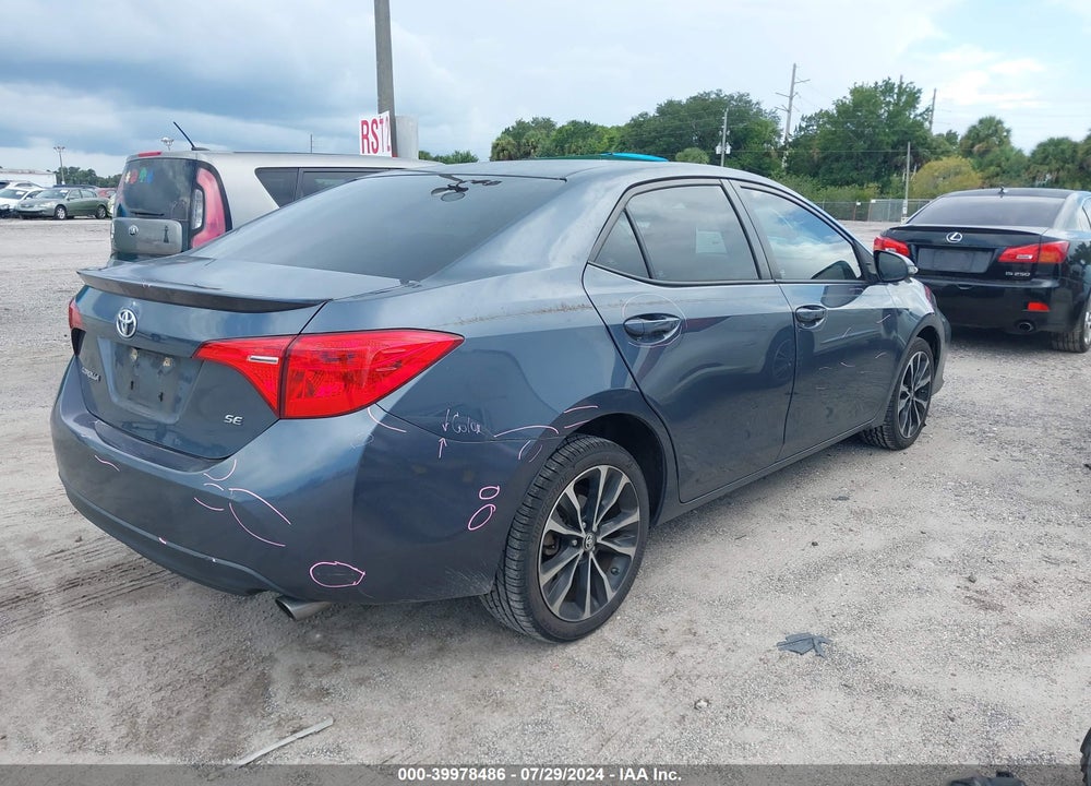 2017 TOYOTA COROLLA SE VIN: 2T1BURHE8HC913141