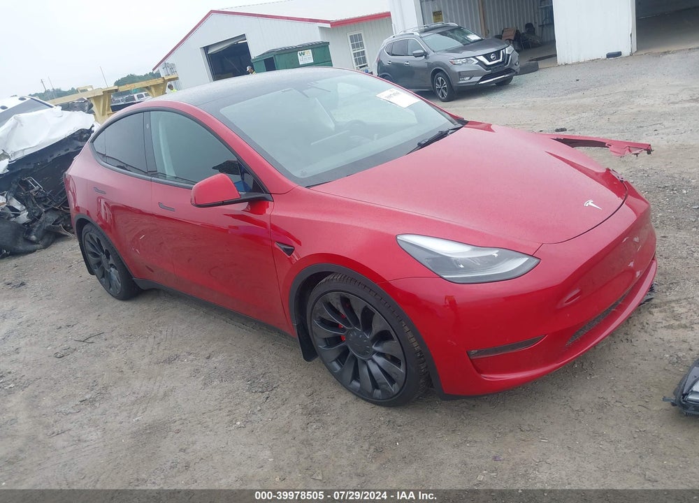 2021 TESLA MODEL Y PERFORMANCE DUAL MOTOR ALL-WHEEL DRIVE VIN: 5YJYGDEF2MF133949