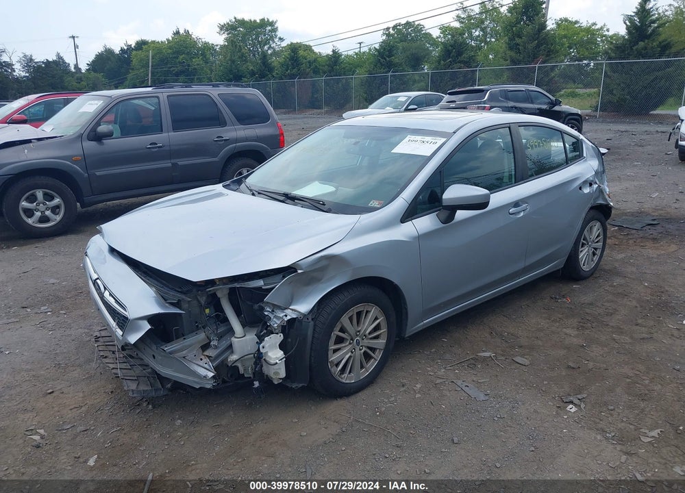 2018 SUBARU IMPREZA 2.0I PREMIUM VIN: 4S3GKAB6XJ3610214