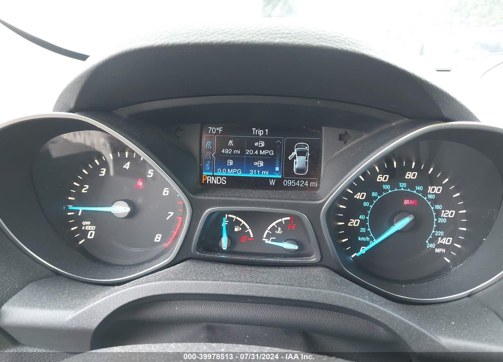 2015 FORD ESCAPE SE VIN: 1FMCU9G90FUA09496