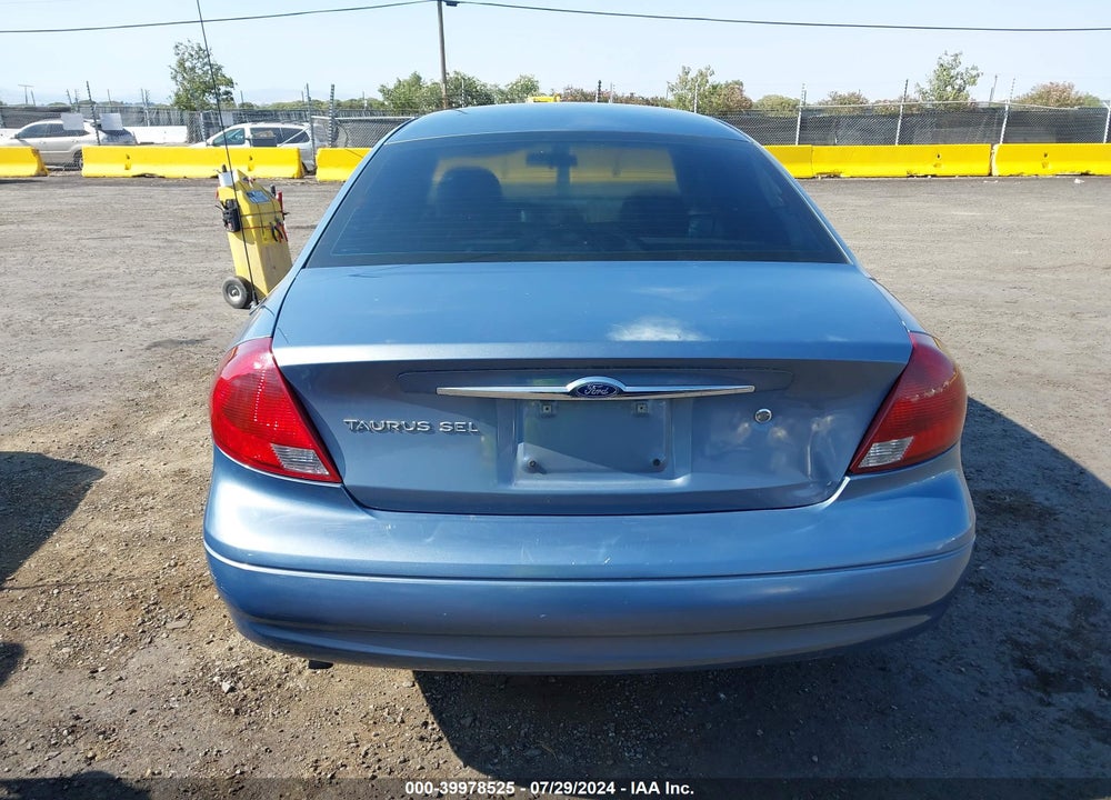 2000 FORD TAURUS SEL VIN: 1FAFP56S8YG278102