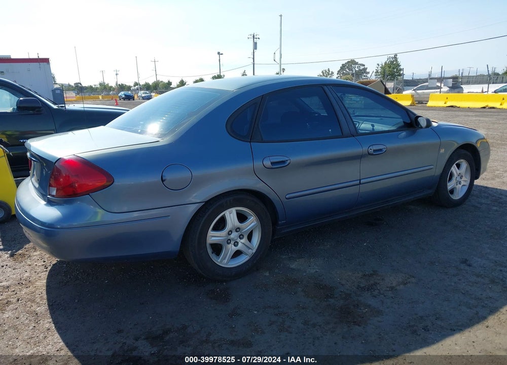 2000 FORD TAURUS SEL VIN: 1FAFP56S8YG278102