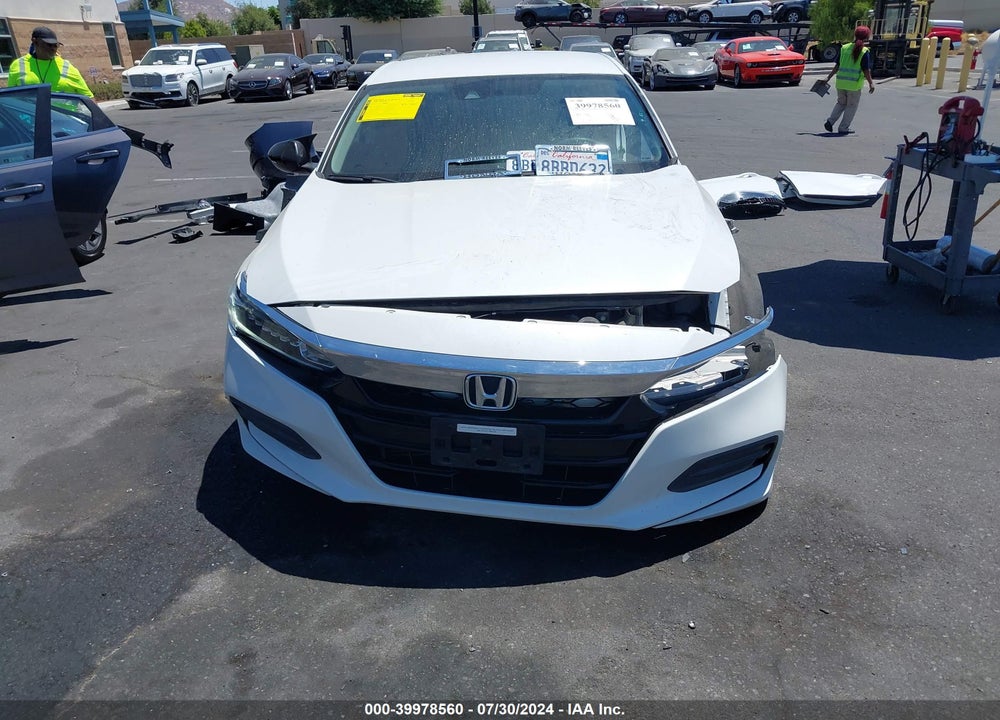 2018 HONDA ACCORD LX VIN: 1HGCV1F16JA025261