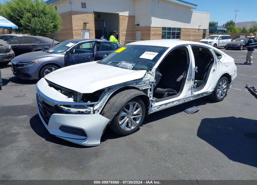 2018 HONDA ACCORD LX VIN: 1HGCV1F16JA025261
