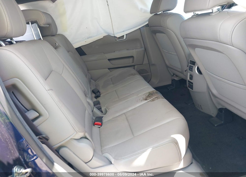 2013 HONDA PILOT TOURING VIN: 5FNYF4H96DB010177