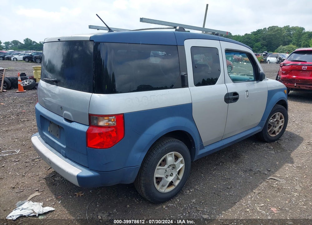 2006 HONDA ELEMENT LX VIN: 5J6YH28366L008644