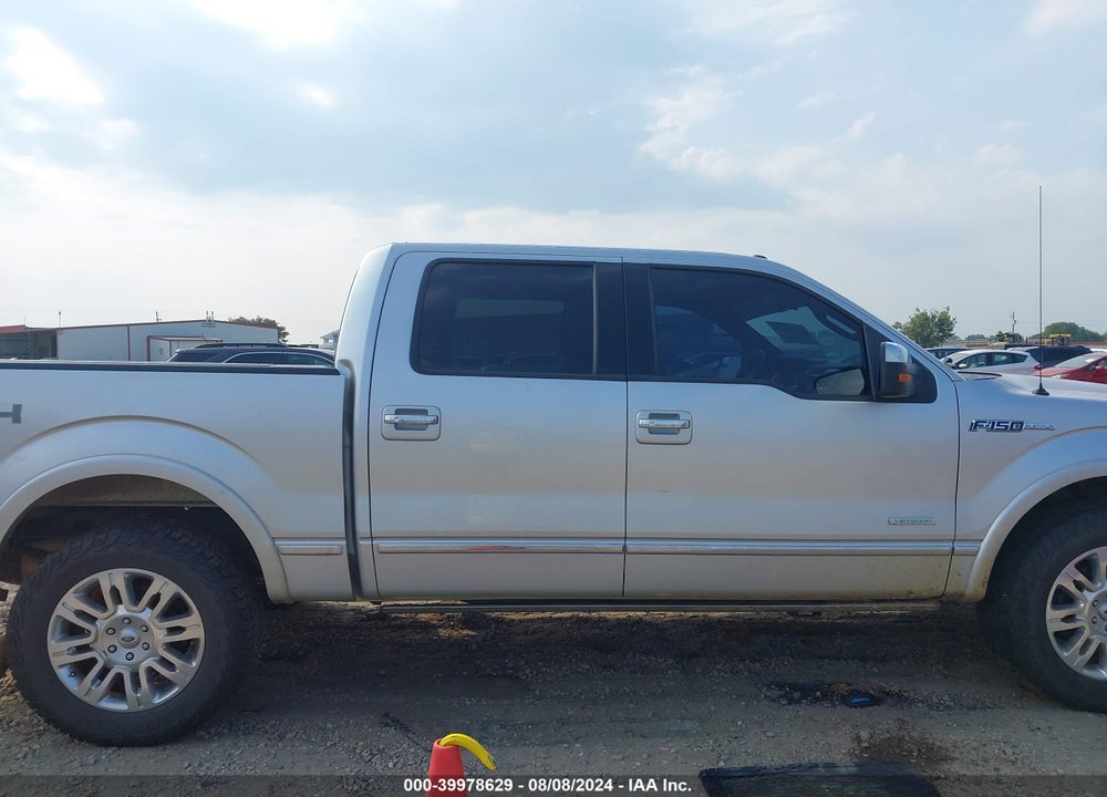 2012 FORD F-150 PLATINUM VIN: 1FTFW1ET5CFB20699