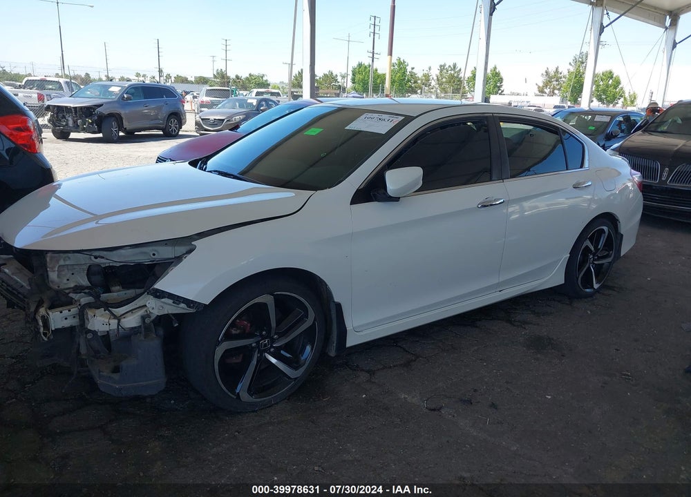 2016 HONDA ACCORD SPORT VIN: 1HGCR2F55GA195973