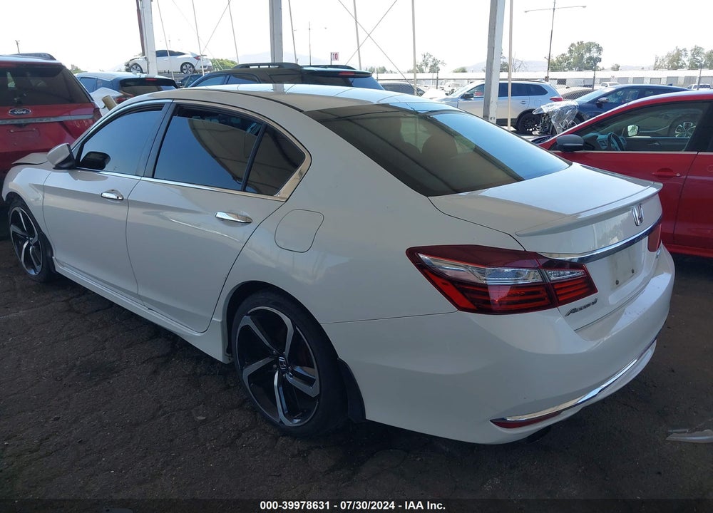 2016 HONDA ACCORD SPORT VIN: 1HGCR2F55GA195973