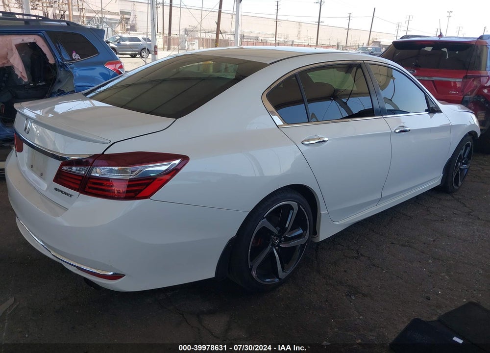 2016 HONDA ACCORD SPORT VIN: 1HGCR2F55GA195973