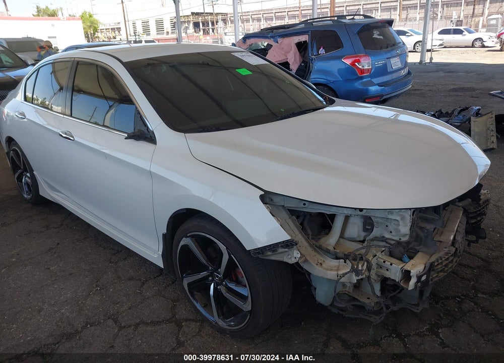 2016 HONDA ACCORD SPORT VIN: 1HGCR2F55GA195973