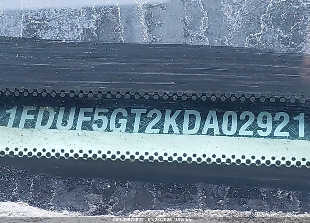 2019 FORD F-550 CHASSIS XL/XLT VIN: 1FDUF5GT2KDA02921