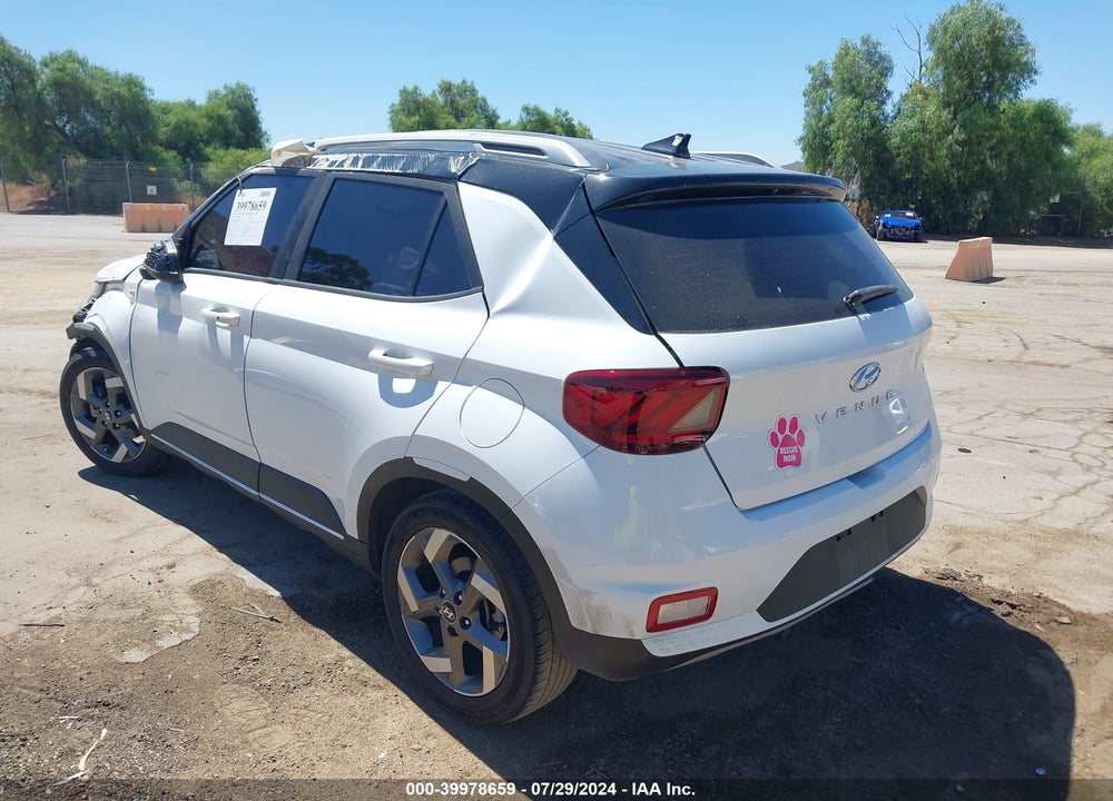 2022 HYUNDAI VENUE LIMITED VIN: KMHRC8A31NU180056