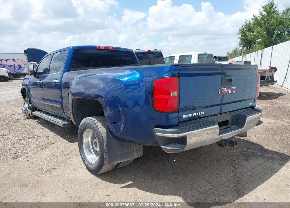 2018 GMC SIERRA 3500HD SLT VIN: 1GT42XEY1JF156260