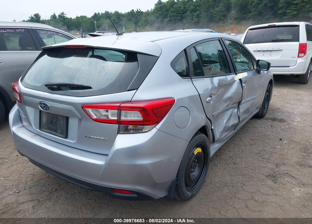 2019 SUBARU IMPREZA 2.0I VIN: 4S3GTAB6XK3734479