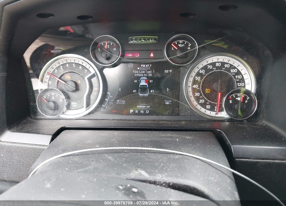 2013 RAM 1500 SPORT VIN: 1C6RR7MT2DS572117