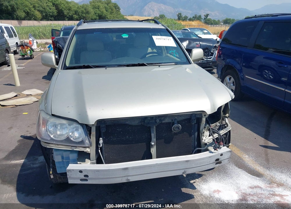 2002 TOYOTA HIGHLANDER LIMITED V6 VIN: JTEHF21A520053392