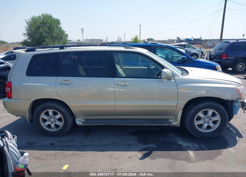 2002 TOYOTA HIGHLANDER LIMITED V6 VIN: JTEHF21A520053392