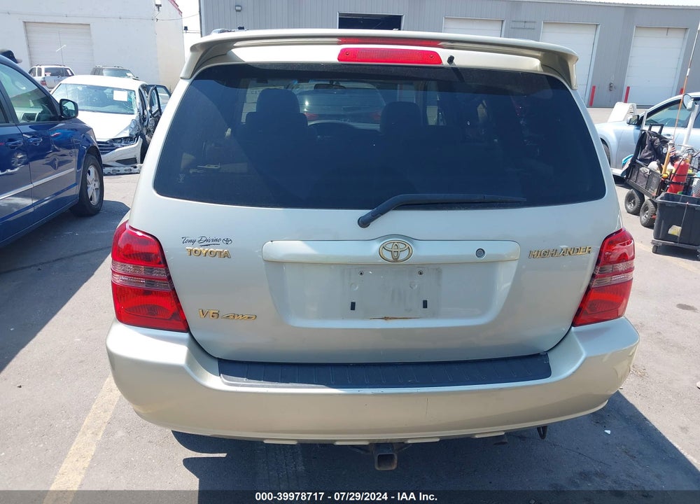 2002 TOYOTA HIGHLANDER LIMITED V6 VIN: JTEHF21A520053392