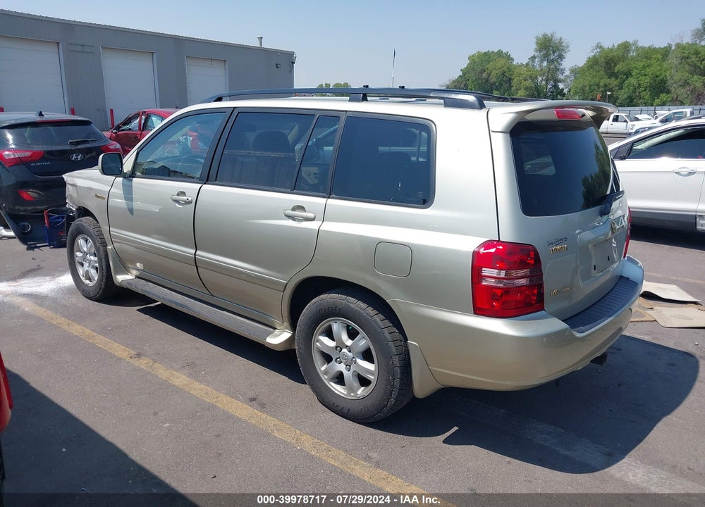 2002 TOYOTA HIGHLANDER LIMITED V6 VIN: JTEHF21A520053392
