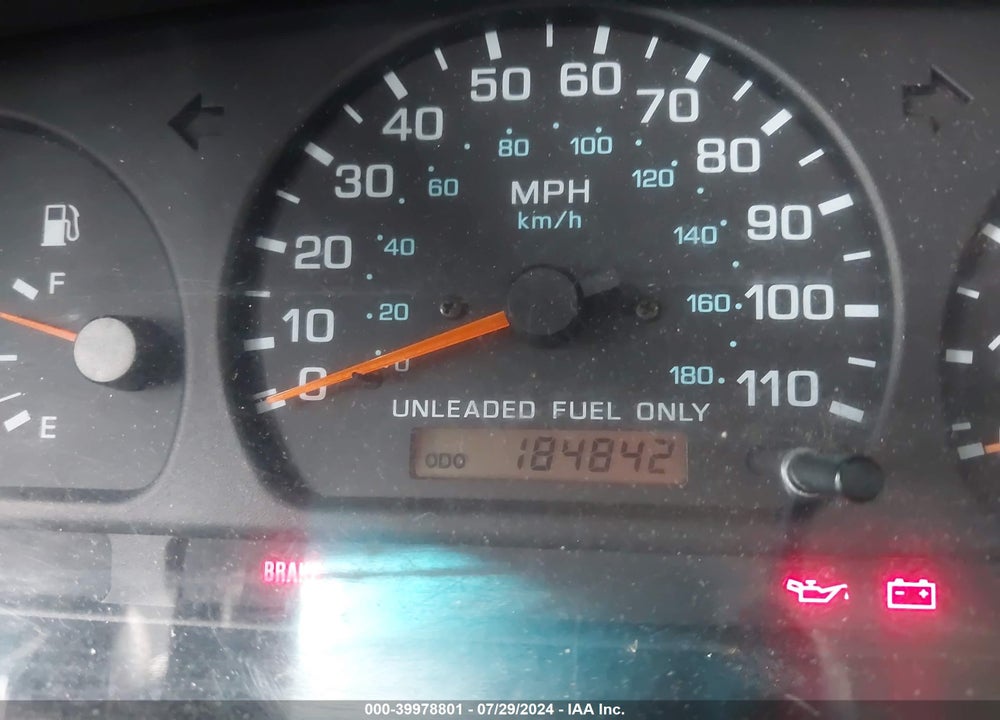1998 NISSAN FRONTIER SE/XE VIN: 1N6DD26Y5WC322975