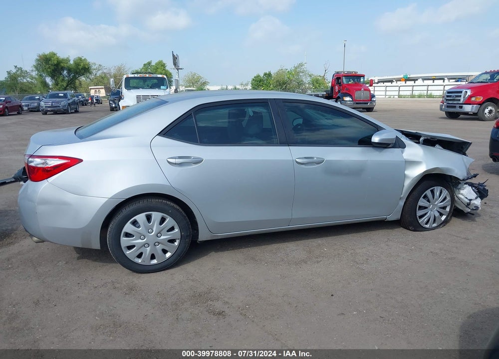 2015 TOYOTA COROLLA VIN: 2T1BURHEXFC458824