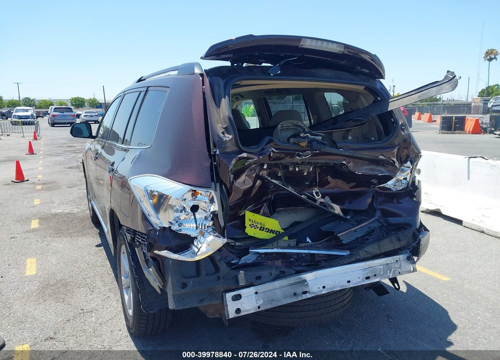 2012 TOYOTA HIGHLANDER VIN: 5TDZA3EH5CS020945