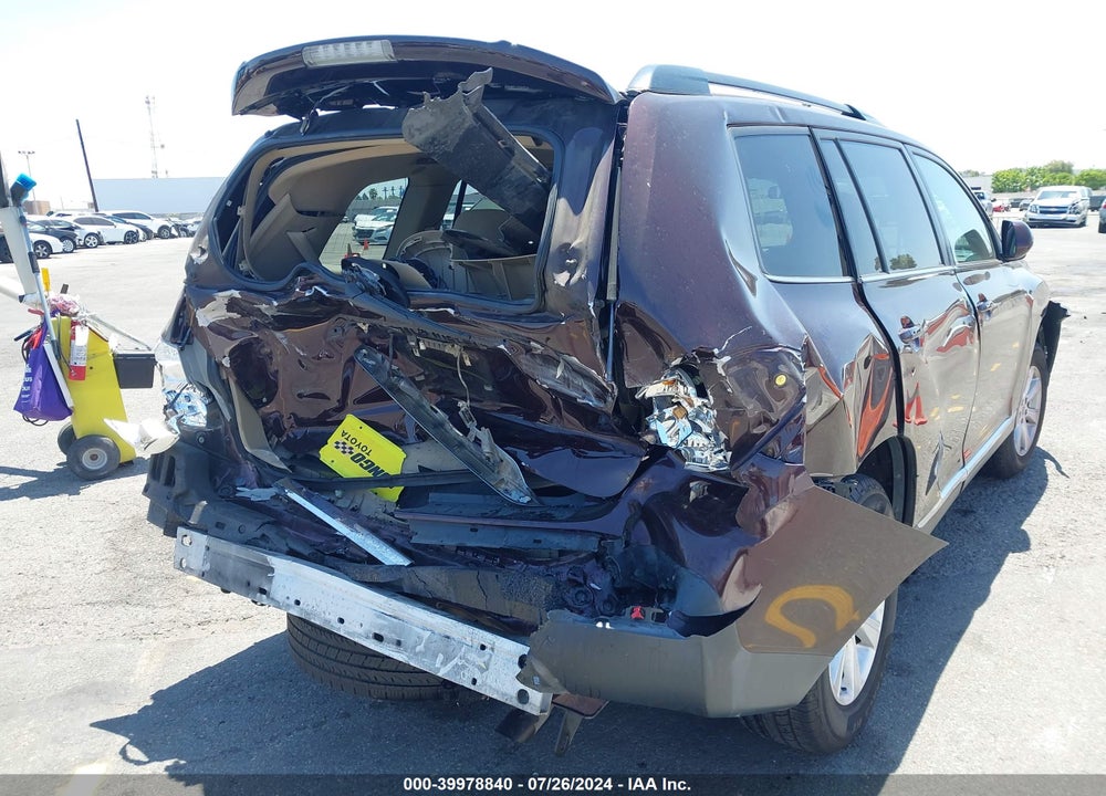 2012 TOYOTA HIGHLANDER VIN: 5TDZA3EH5CS020945