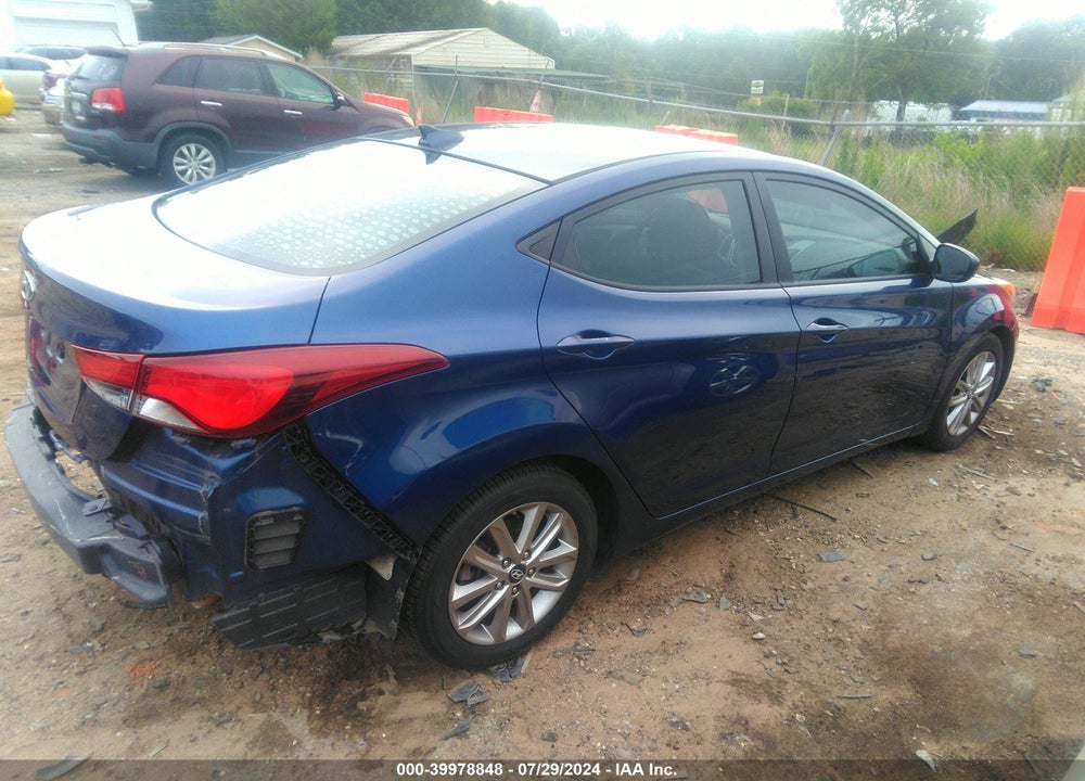 2016 HYUNDAI ELANTRA SE VIN: 5NPDH4AE1GH718293