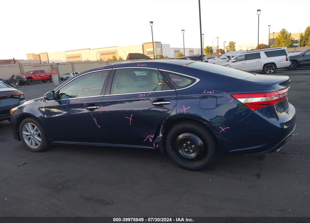 2014 TOYOTA AVALON LIMITED/XLE/XLE PREMIUM/XLE TOURING VIN: 4T1BK1EB7EU107092