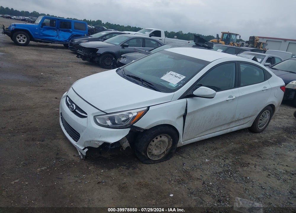 2016 HYUNDAI ACCENT SE VIN: KMHCT4AE8GU966195