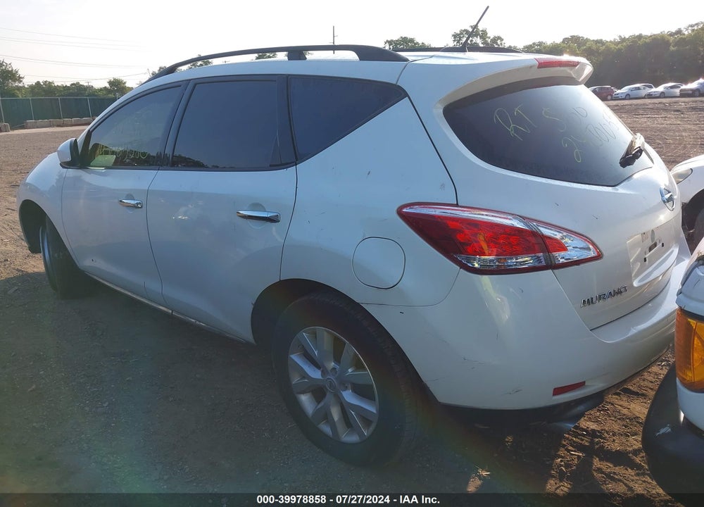 2013 NISSAN MURANO SL VIN: JN8AZ1MW8DW311472