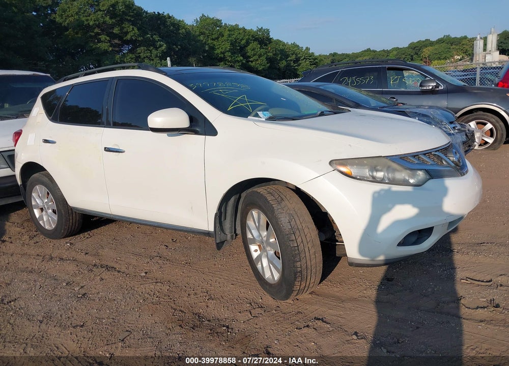 2013 NISSAN MURANO SL VIN: JN8AZ1MW8DW311472