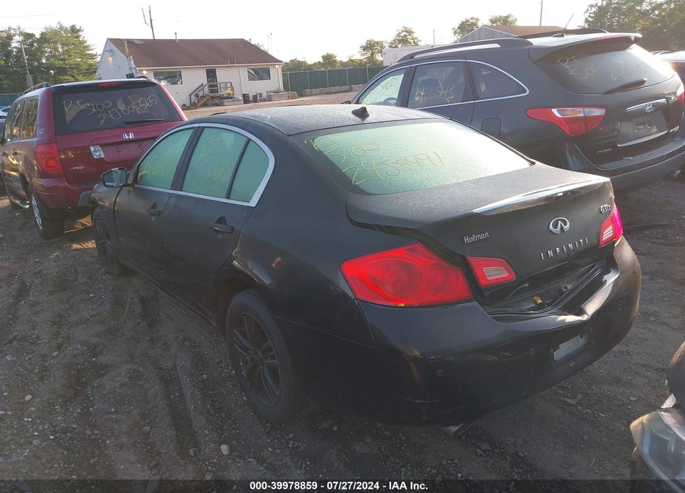 2013 INFINITI G37X VIN: JN1CV6AR1DM354254