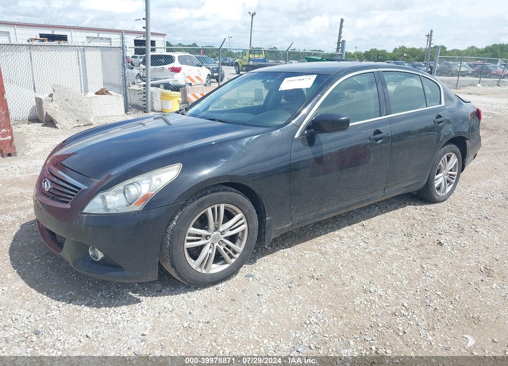 2011 INFINITI G37X VIN: JN1CV6AR1BM412604