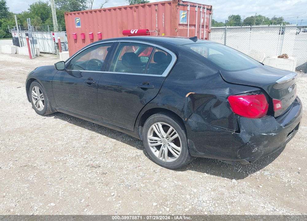 2011 INFINITI G37X VIN: JN1CV6AR1BM412604
