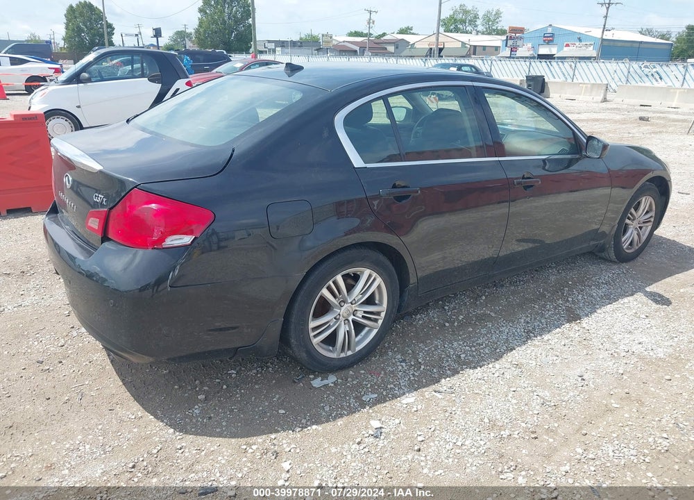 2011 INFINITI G37X VIN: JN1CV6AR1BM412604