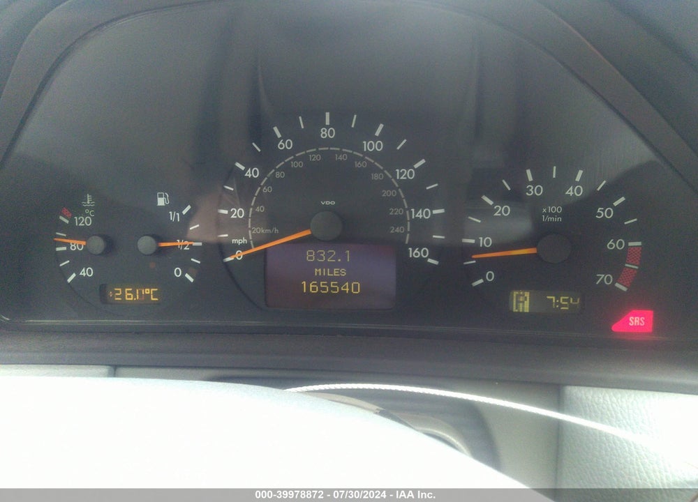 2001 MERCEDES-BENZ E 320 VIN: WDBJF65J21B323784
